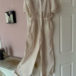 Elegant Cream Jumpsuit